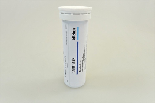 [1001810002] BACTIDENT®PARA DETECCCION DE LA CRITOCROMO OXIDASA EN MICROORGANISMOS PAC/ 50 TIRAS