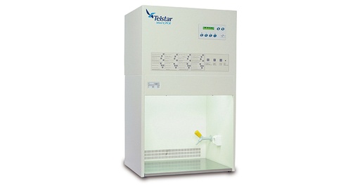 [MINI-V/PCR] CABINA DE FLUJO LAMINAR TELSTAR PARA MANIPULACIÓN DE MUESTRAS EN CONDICIONES DE ESTERILIDAD. INCLUYE KIT DE ESTERILIZACIÓN POR UV. FILTRO ABSOLUTO HEPA.