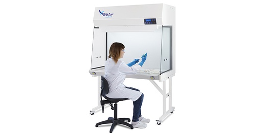 [1005] CABINA DE FLUJO LAMINAR VERTICAL TELSTAR, SERIE V-100 CON UN FILTRO HEPA/ULPA. DIMENSIONES EXTERNAS LXAXH 1870 X 845 X 1290 MM. ALIMENTACIÓN 230 V -50 HZ.
