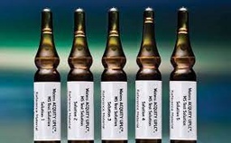 [186004626] SET DE ESTANDARES WATERS PARA ANALISIS DE CARBAMATOS DOS VIALES DE 2ML, C/U VIAL 1 CONTINENE CARBOXALENOS PARA AGUA POTABLE CONTIENE DE 15 A 150UG/L, ALDICARB, ALDICARB SULFONE, ALDICARB SULFOXIDEM BAYGON, CARBARYL, CABFURAN, 3HYDROXYCARBONFURAN, ME