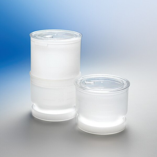 [MXHABG124] UNIDAD DE FILTRACIÓN MILLFLEX, MILLIPORE EMBUDO DE 100 ML ESTERIL DE 0,45 UM COLOR NEGRO CUADRICULADOS PAC/24