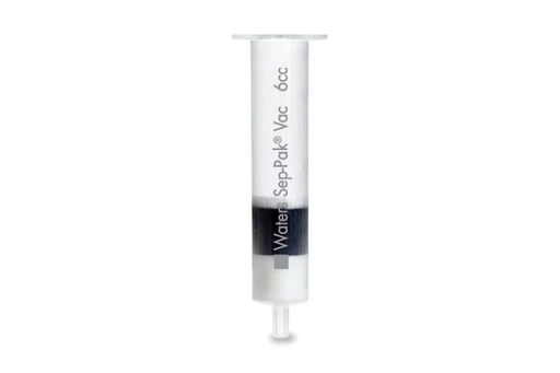 [186004590] SEP-PAK CARBON BLACK/PSA SILICA 6CC WATERS VAC CARTRIDGE, 500MG SORBENT PER CARTRIDGEM, 30/PKG