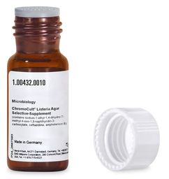 [1004320010] CROMOCULT SUPLEMENTO SELECTIVO PARA AGAR LISTERIA. 10 X 1 VIAL. MARCA MERCK