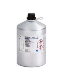 [1000304000] ACETONITRILO GRADO GRADIENTE PARA CROMATOGRAFÍA LÍQUIDA ACETONITRILO, CAS 75-05-08, MASA MOLAR 41,05 G/MOL Y FÓRMULA QUÍMICA CH₃CN. BOTELLA ÁMBAR DE 4 LITROS