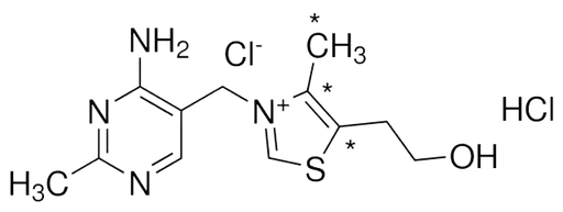 [PHR1037] CLORHIDRATO DE TIAMINA ESTANDAR SECUNDARIA FARMACÉUTICA; MATERIAL DE REFERENCIA CERTIFICADO