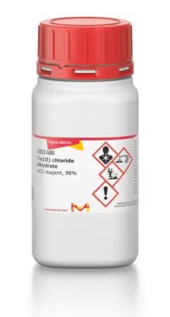 [243523-500G] Cloruro de estaño (II) dihidrato Reactivo SCA, 98%