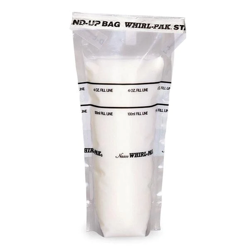 [B01364WA-U] FUNDA WHIRL-PAK STAND-UP 4 ONZAS  (118 ml) ESTERILES CON BANDA  UNIDAD