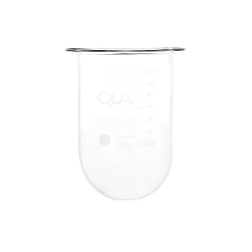 [GLA900-01] GLA900-01 1000mL vaso de vidrio claro para Disolutor Agilent/VanKel/Varian, Serializado