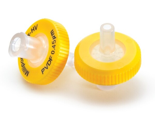[SLHVX13NK] UNIDADES DE FILTRACION MILLIPORE TIPO MILLEX-HV, MEMBRANA DURAPORE PVDF, 0.45 MICRAS DE PORO, 13 MM DE DIAMETRO. PAQ/100