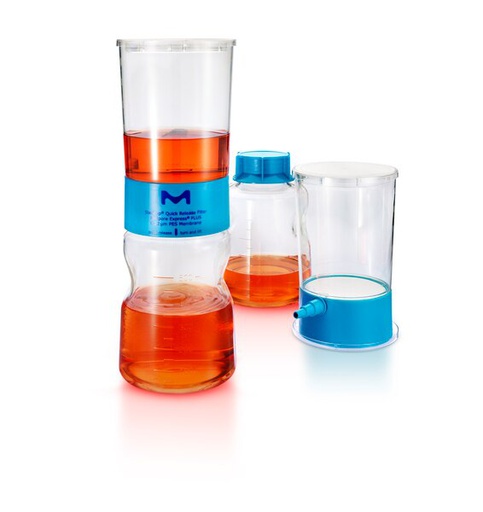 [S2GPU05RE] UNIDAD DE FILTRACIÓN MILLIPORE STERICUP, MEMBRANA DE 0.22 UM, EXPRESS (PES), 500 ML DE CAPACIDAD, CAJA DE 12